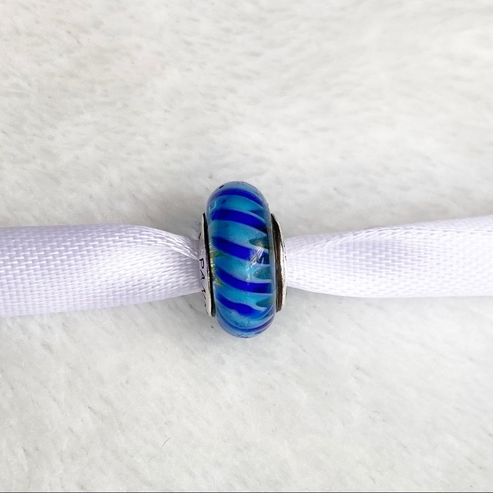 Pandora | Retired Blue Murano Glass Charm